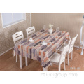 Toalha de mesa de PVC impermeável com estampa floral